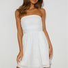 Bright Smile Mini Dress White