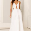 Lantern Trail Maxi Dress White
