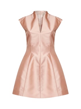 BLANCA VITA | Powder pink taffeta Alinka mini dress | Women | 46