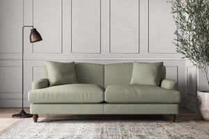nkuku Deni Large Sofa | Make To Order | Recycled Cotton Seaspray | No Colour