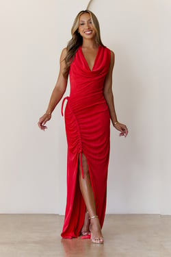 Nightfall Icon Maxi Dress Coral