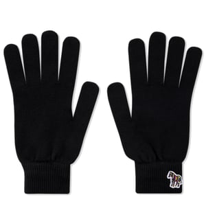 Paul Smith Zebra Logo Gloves Black