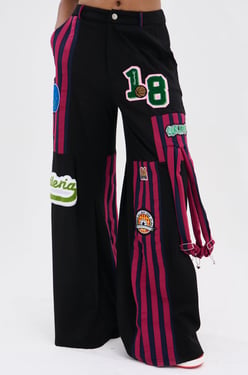 AKIRA Heat Up The Street Wide Leg Pants | Size XL