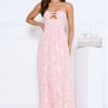 Diva Hour Strapless Maxi Dress Pink