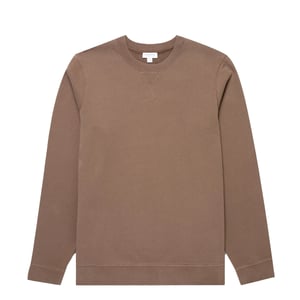 Sunspel Sweatshirt Bark