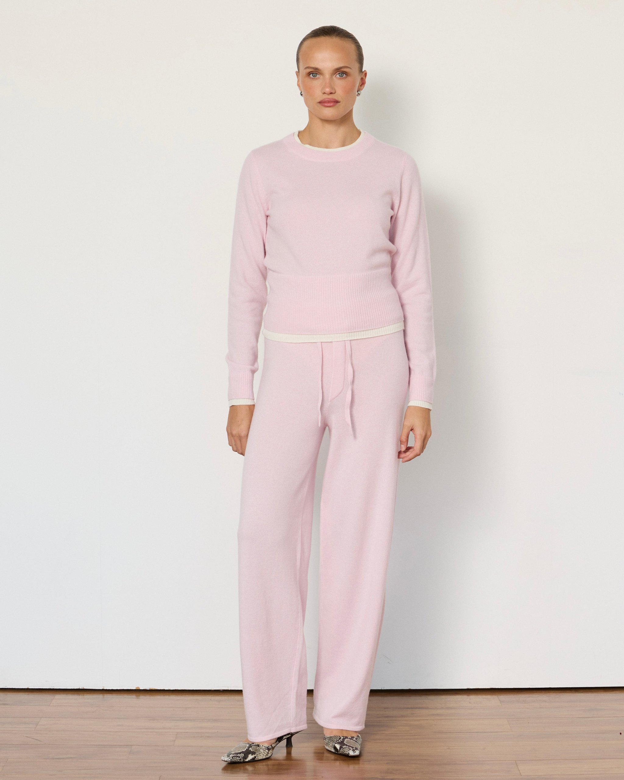Tove Layered Cashmere Crewneck - Medium