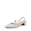 DREAM PAIRS Closed Toe Chunky Slingback Pumps