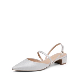 DREAM PAIRS Closed Toe Chunky Slingback Pumps