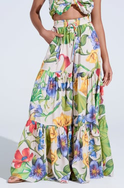 AKIRA Into The Garden Palazzo Pants | Size Large/XL