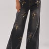 AKIRA Space And Time Studded Denim | Size 1X