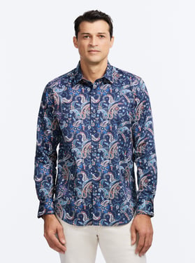 Robert Graham Chandler Long Sleeve Button Down Shirt