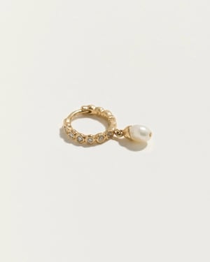8mm Eternity Baroque Huggie