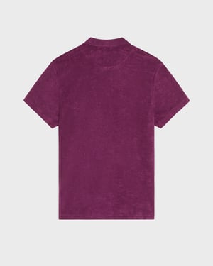 Vilebrequin - Men Terry Polo Shirt Solid - Polo - Phoenix - Purple - Size L