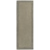 Borders Wool Runner Taupe - 67x200cm