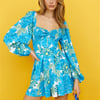 Sweetest Garden Romper Blue