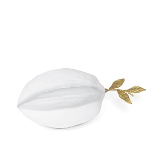 Starfruit Aluminum Object   White