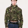 Cropped Smock Jacket in Camo