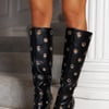 Noella Knee High Boots Black