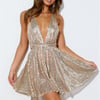 Easy Going Dress Gold