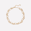 Roman Arc Golden Necklace