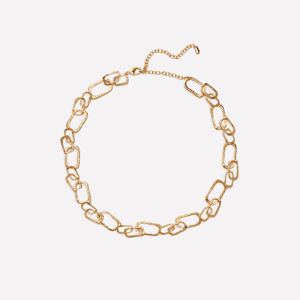 Roman Arc Golden Necklace