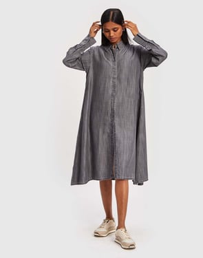 The Everyday Dress in Grey - Stone Grey / 2XL