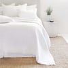 Hampton Linen King Sham   White
