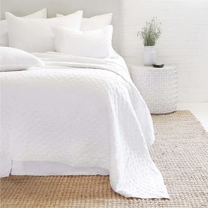 Hampton Linen King Sham   White