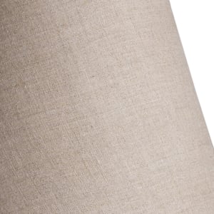16cm empire lampshade in natural linen