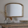nkuku Almora Wall Mirror | Mirrors | Extra Small | Antique Brass