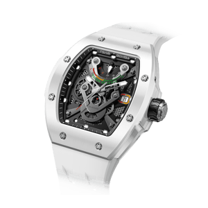 Tsar Bomba Men's Ceramic Automatic Watch | White | 45mm | Sapphire Crystal | Miyota Movement | 5 ATM Water-Resistant | Luxury Timepiece | Atomic TB8226