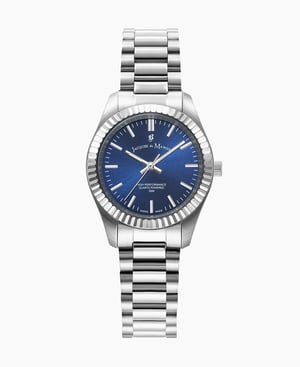 Inspiration Prime 31mm Three-hands Silver-tone Blue dial Stainless steel swiss watch - 31 mm