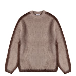 Obey Womens Aura Crew Sweater Taupe