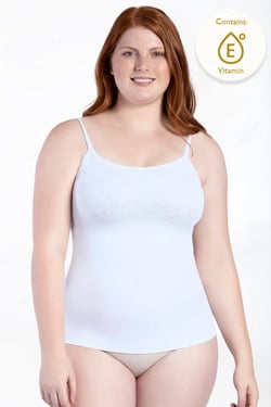 CURVEEZ Cami Shaper Jacquard Incredibly - White / XL