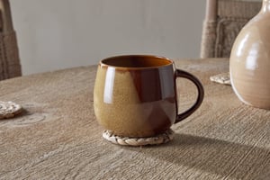 nkuku Naav Mug | Tableware | Extra Large | Mustard