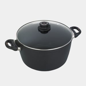 HD Nonstick Stock Pot with Glass Lid - Induction - 8.5 qt