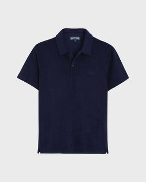 Vilebrequin - Men Terry Polo Solid - Polo - Phoenix - Blue - Size XXXL