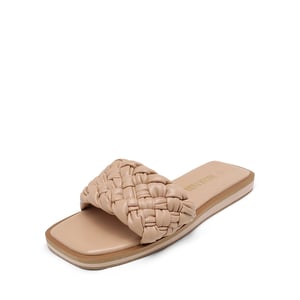 DREAM PAIRS Open Toe Slide Flat Sandals