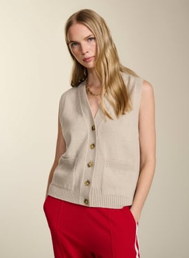 Anita Recycled Pure Wool Vest - UK 10 | EU 38 | US 06 / Oatmeal