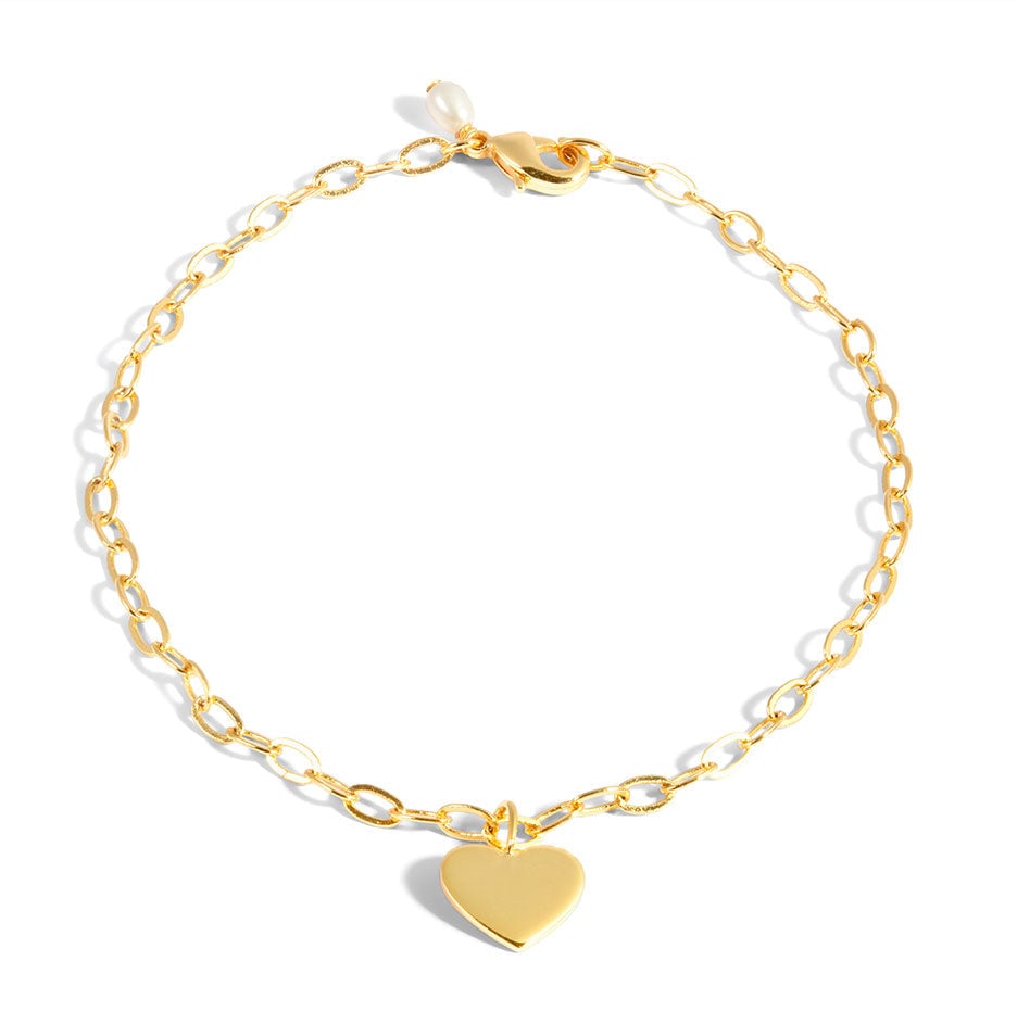 Heart Charm Bracelet