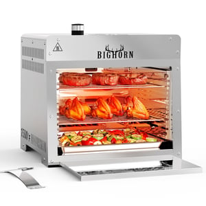 1500℉ Infrared Steak Grill with Pizza Stone- 16 Inch- Hot Sale