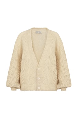 Wyre Cardigan in Ecru