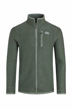 Weird Fish Transom Full Zip Macaroni Sweatshirt Army Green Size S