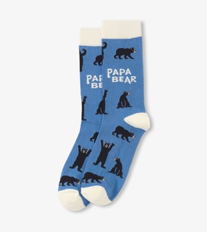 Men's Papa Bear Crew Socks