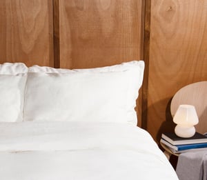Heritage Linen Pillowcase Set - King / Ivory