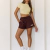 BASE Fleece Sweat Shorts Brown