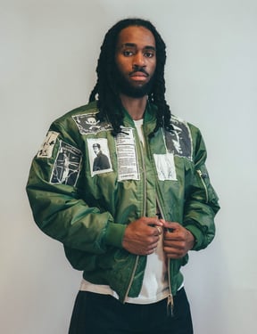 MA-1 Patched Bomber in Green