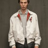 Classic Harrington Jacket in Off White/Bone