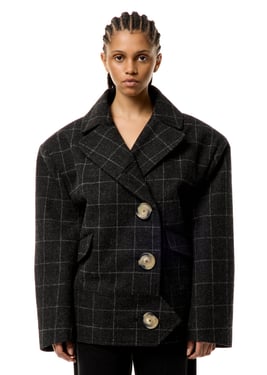 MELTON OVERCOAT - L