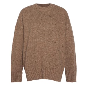 Barbour Womens Lavensdale Crew Knitted Jumper Honey